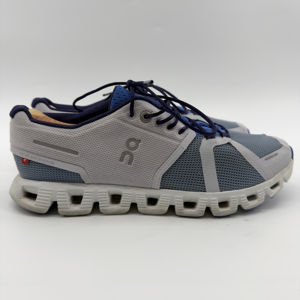 ON CloudTec Running Shoes Women Gray Blue Swiss Engineering Size 9.5